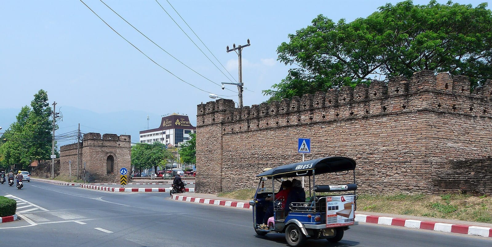 Chang Phuak - scooter rental area in Chiang Mai
