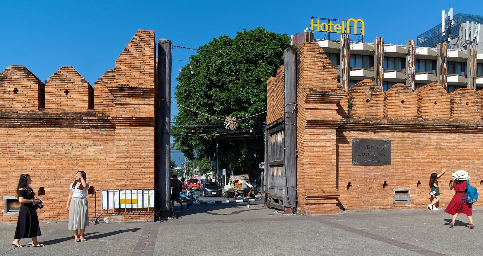 Old City - scooter rental area in Chiang Mai